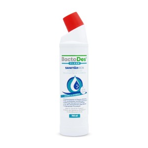 Flasche BactoDes SanitärReiniger, probiotisch, 750ml, für Bad und WC zur Reinigung und Geruchsentfernung.