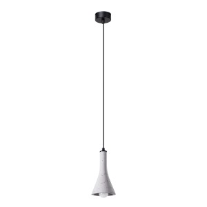 Moderne graue Sollux Lighting Pendelleuchte Rea 1 aus Beton für Lampen & Leuchten.