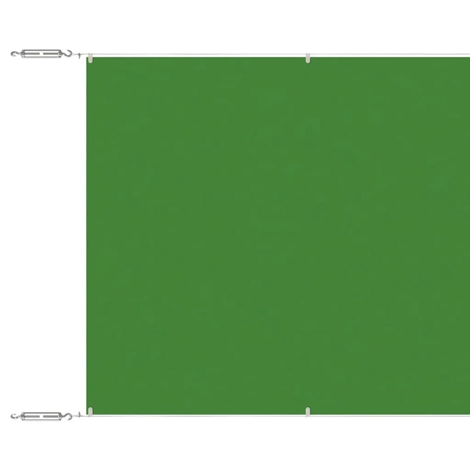 vidaXL Senkrechtmarkise Hellgrün 180x1000 cm Oxford-Gewebe 148323