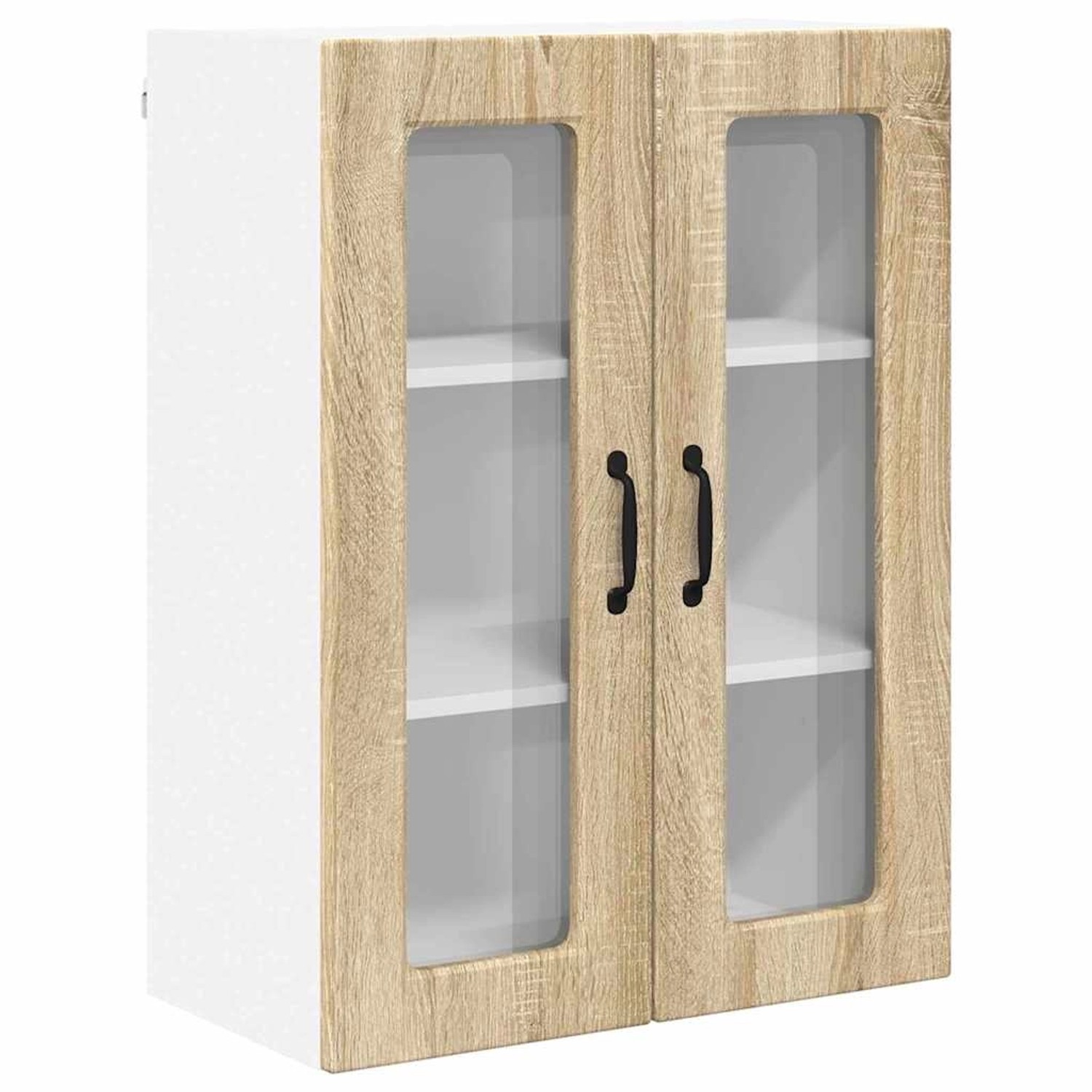 vidaXL Küchenwandschrank Sonoma-Eiche 60 x 31 x 80 cm Holzwerkstoff 885437 günstig online kaufen