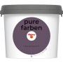 Eimer Alpina Pure Farben Wandfarbe Feigenviolett, matte Innenfarbe.