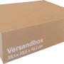 Versandkarton Größe M, 33,1x23,5x10,2 cm, ideal für den Postversand und zum Verpacken.