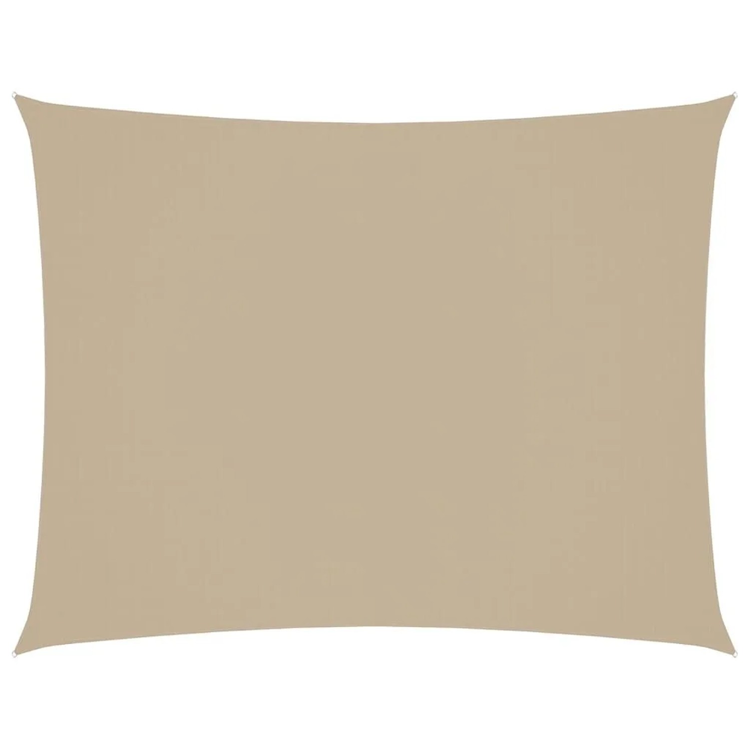 vidaXL Sonnensegel Oxford-Gewebe Rechteckig 3x4 m Beige 135155