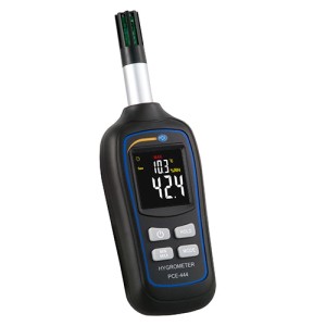 PCE Instruments Hygrometer 444 zur Messung von Luftfeuchtigkeit und Temperatur.