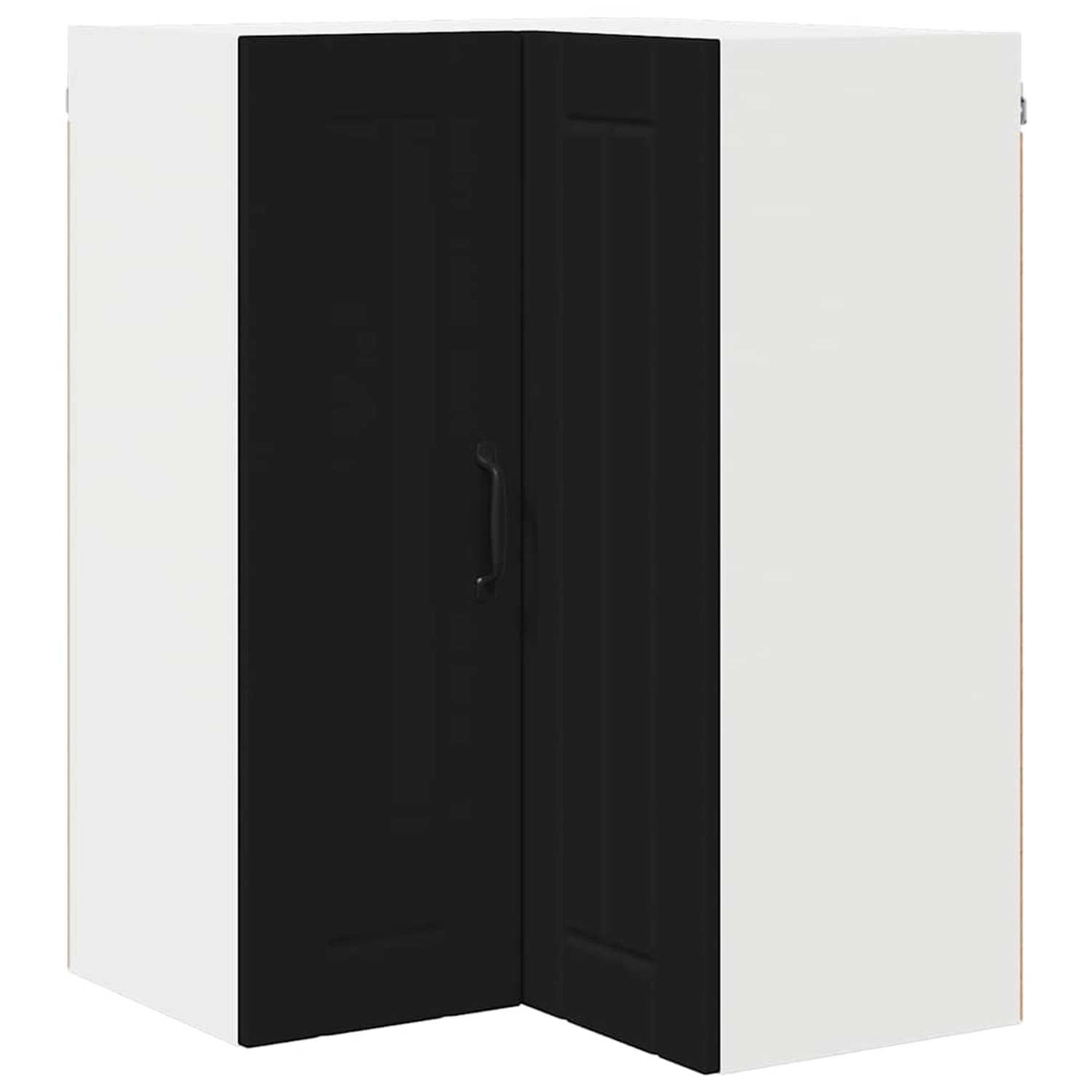 vidaXL Küchenschrank mit Regal Schwarz 57 x 57 x 80 cm Holzwerkstoff 885076 günstig online kaufen