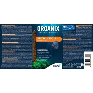 Oase Organix Special Discus Granulate Fischfutter, 1000ml Packung.