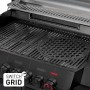 Enders Gasgrill Monroe Pro 4 SIKR Turbo Shadow mit Switch Grid Grillrost und Turbo Zone.