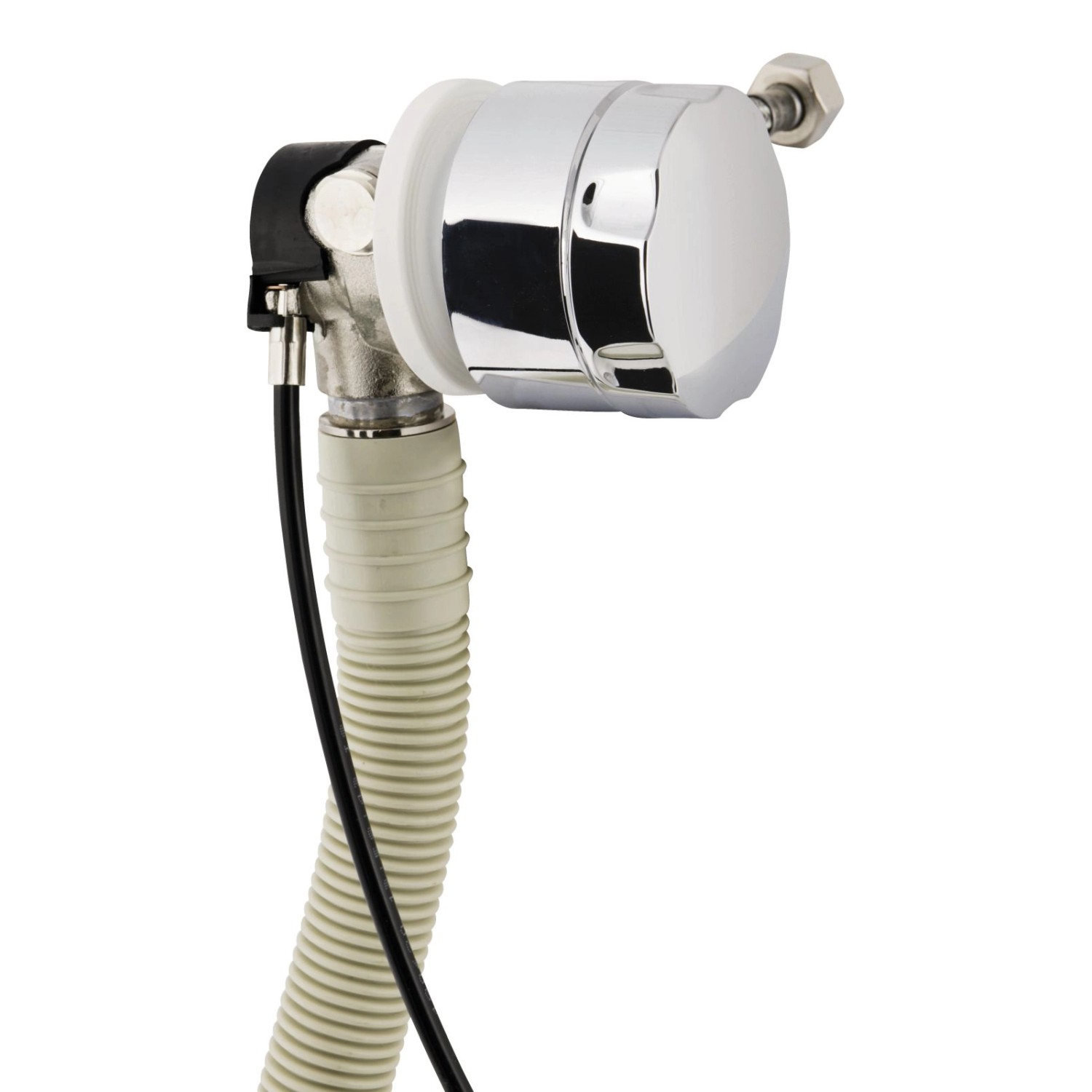 Calmwaters Wanneneinlauf Ab- und Überlaufgarnitur Badewanne Chrom  