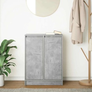 vidaXL Sideboard Betongrau 57x34x76 cm Holzwerkstoff 861619