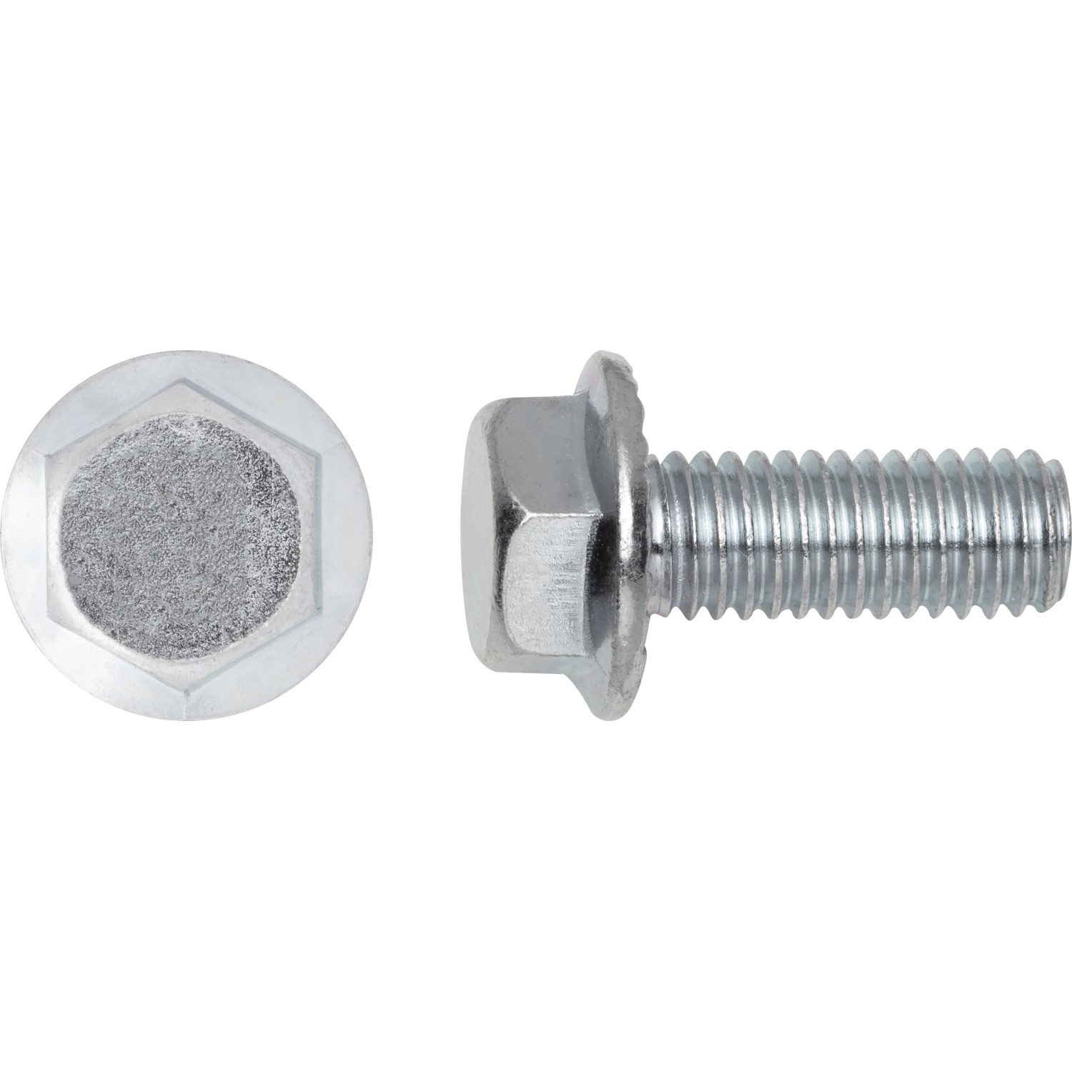 Sechskant-Flanschschrauben Sechskantkopf DIN 6921 Ø 6 mm x 12 mm Stahl 8 Stück