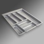 SOTECH ORGA-BOX II Besteckeinsatz 450 mm Höhe 45 mm Silbergrau Für Nobilia Schubladen_2