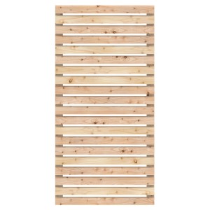 Osmo Sichtblende Rhombus A, 89x179 cm, Lärche, mit horizontalen, lichtdurchlässigen Profilen.