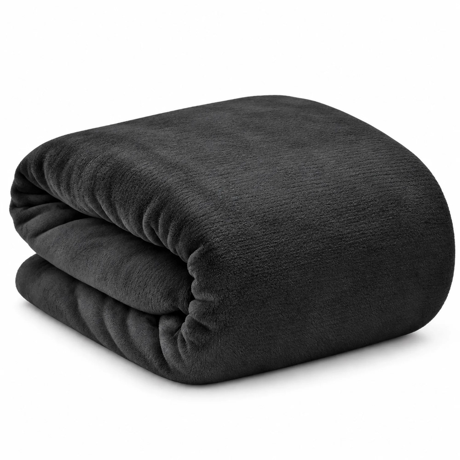 Beautissu Aurelia Decke 220x240cm Schwarz