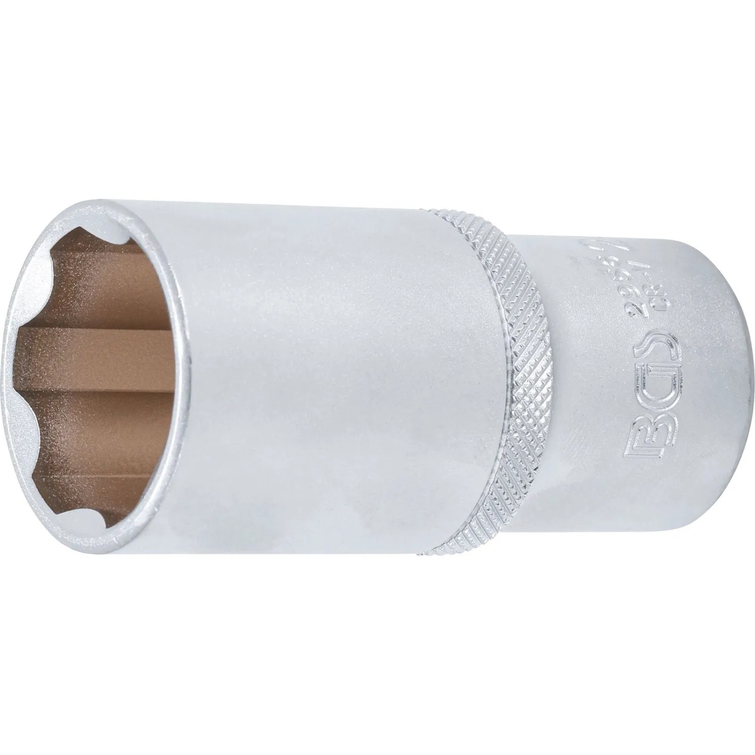 BGS Steckschlüssel Einsatz Super Lock Tief Antrieb Innenvierkant 12 5 Mm  1 2 Zoll  SW 28 Mm 2956