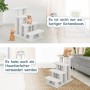 Costway Tiertreppe Katzentreppe 4 Stufen Haustiertreppe Beige_5