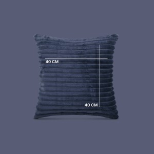 Bestlivings Kissen, gesteppt, blau, 40x40 cm, für Sessel und Gartenstühle.