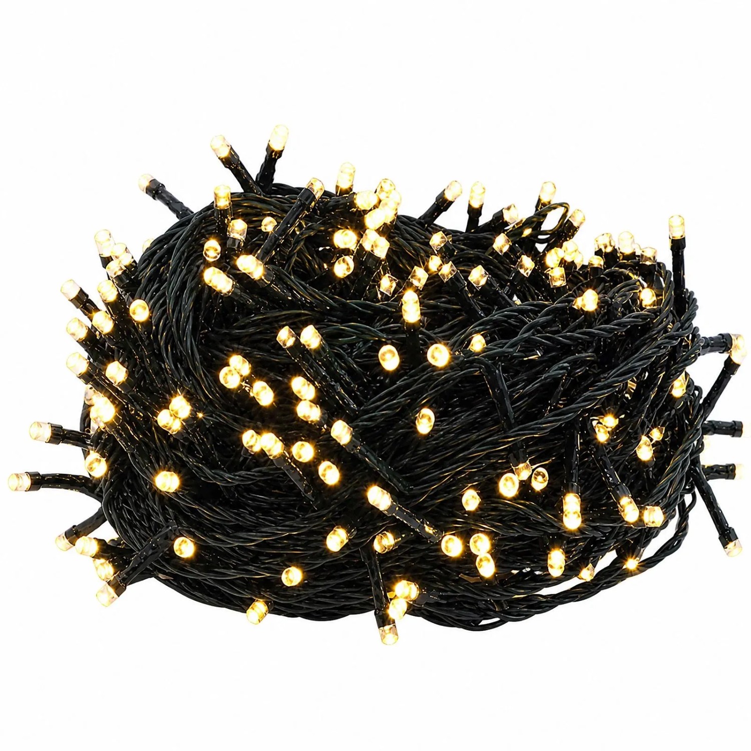 Salcar LED Lichterkette Weihnachtsdeko 8 Modi und Memory 10M 150LED Warmweiß