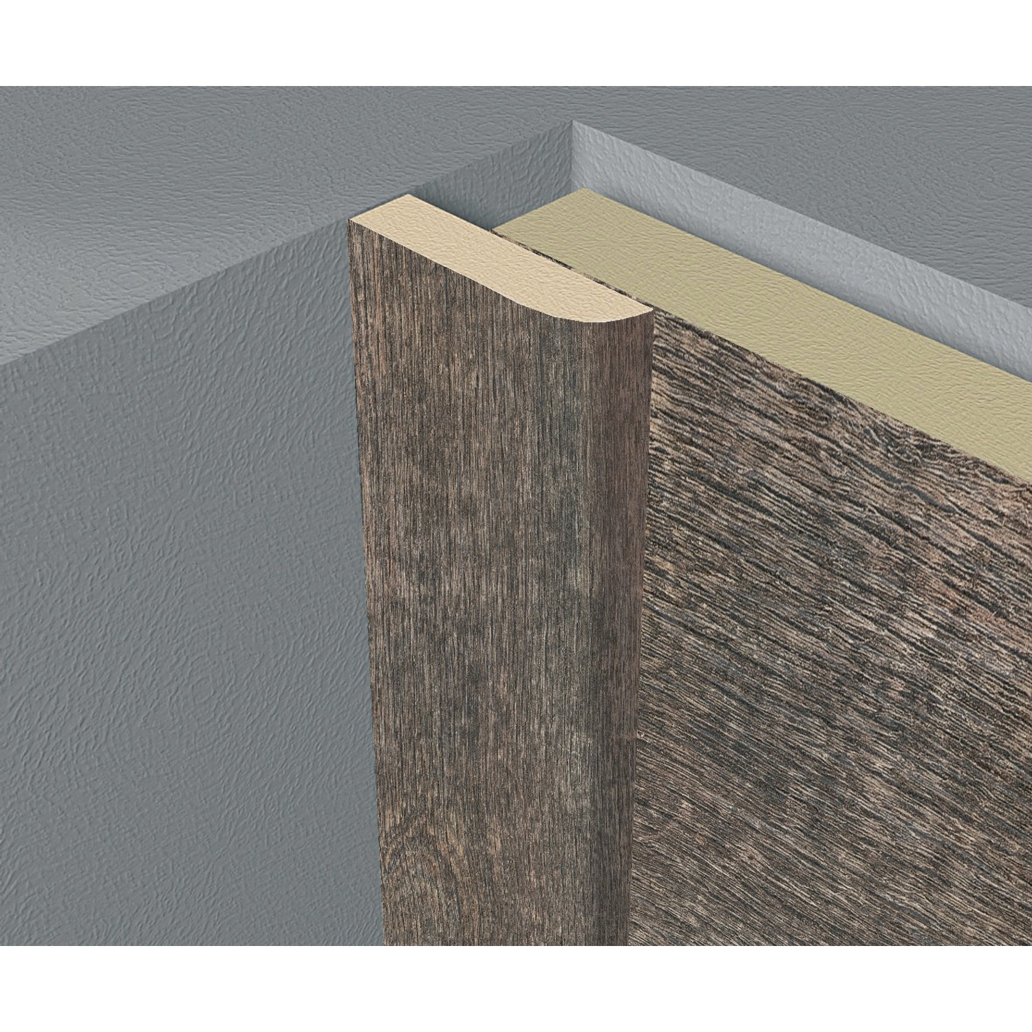 Abdeckleiste Rusty Barnwood 25 mm x 6 mm Länge 2600 mm