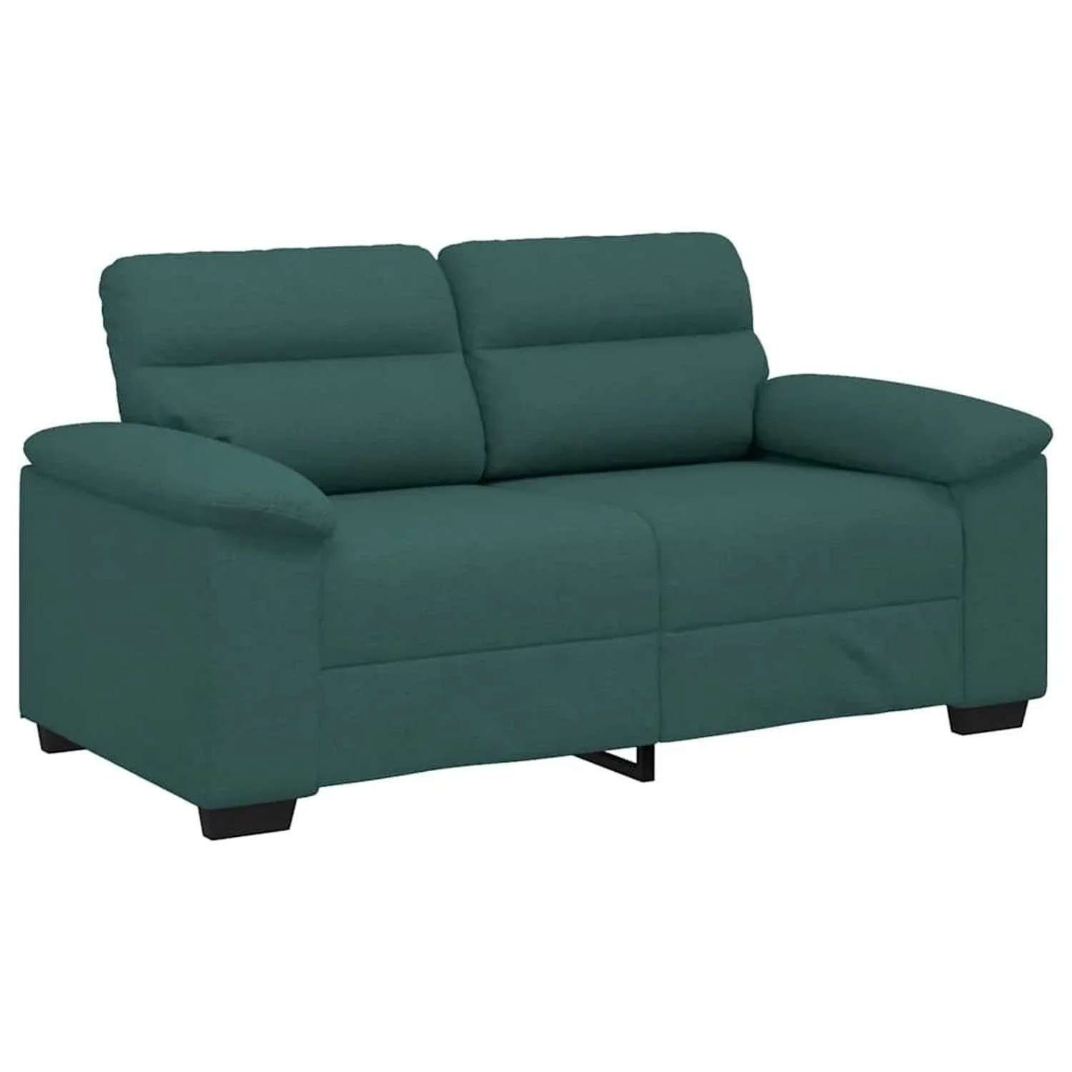 vidaXL 2-Sitzer-Sofa Dunkelgrün 120 cm Stoff 4105302 günstig online kaufen