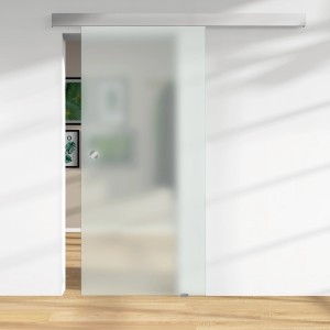Satinierte Glasschiebetür, Floatglas, 2060x940 mm, für moderne Raumgestaltung.
