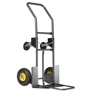 Haemmerlin Rollax Sackkarre, 200 kg Nutzlast, mit klappbarer Schaufel und zwei Lenkrollen.
