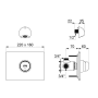 Delabie TEMPOMIX UP dicht Set 2/2 ROUND (für 790BOX)_2