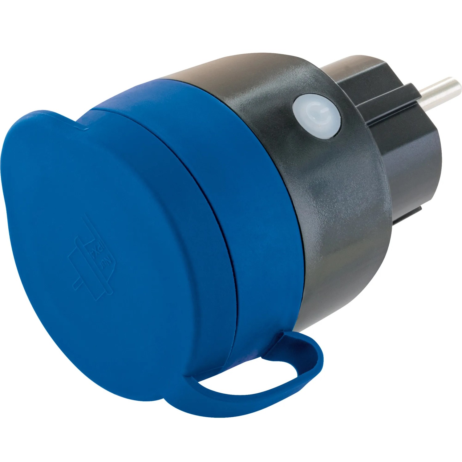 Schwaiger Outdoor WLAN Steckdosenadapter mit Einspeisemessfunktion für Balkonkraftwerke.