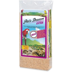 JRS Chipsi Extra Medium Exotenstreu, 15kg Sack Vogeleinstreu aus Buchenholz.