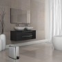 Spirella Kosmetikeimer Erik, 5 l, Chrom, im modernen Badezimmer.