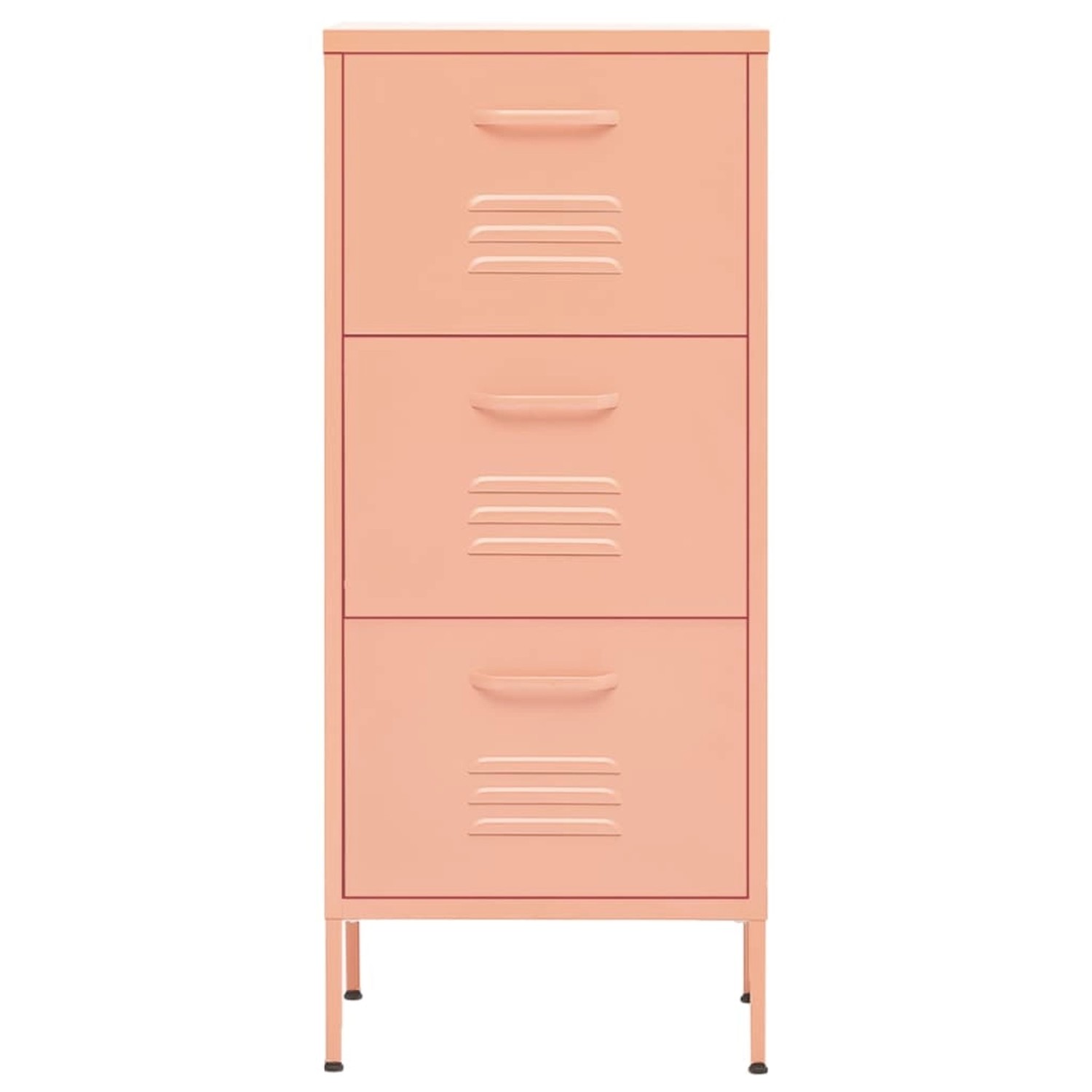 vidaXL Aktenschrank Lagerschrank Rosa 42,5x35x101,5 cm Stahl günstig online kaufen