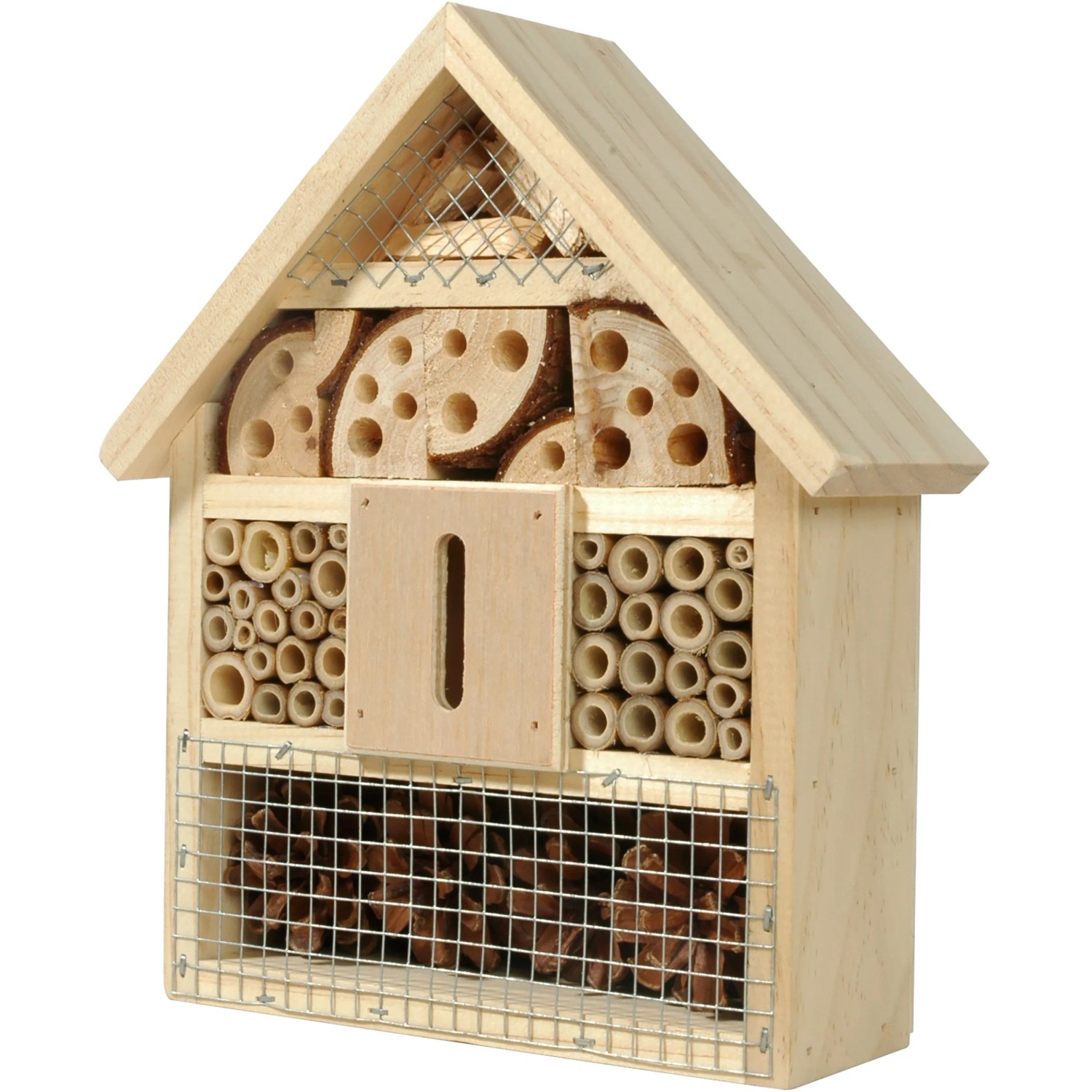 Dobar Insektenhotel Tradition Kiefernholz Befüllt 21 cm