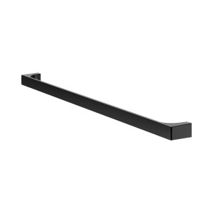 Keuco Badetuchhalter Edition 11, 80 cm, schwarz-matt, aus Metall für Badaccessoires.