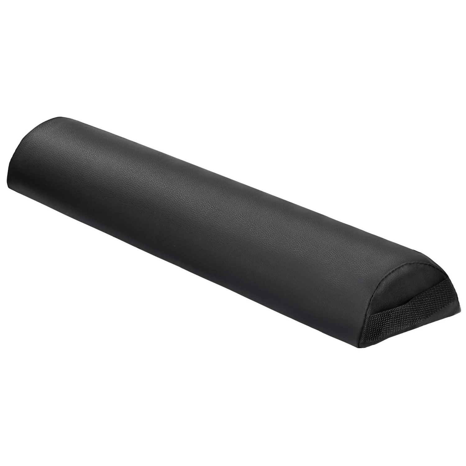 Tectake Massage Lagerungsrolle  Halbrolle Für Nacken Oder Knie Gute Polsterung und Strapazierfähiger Kunstlederbezug  64 x 14 x 8 cm Schwarz