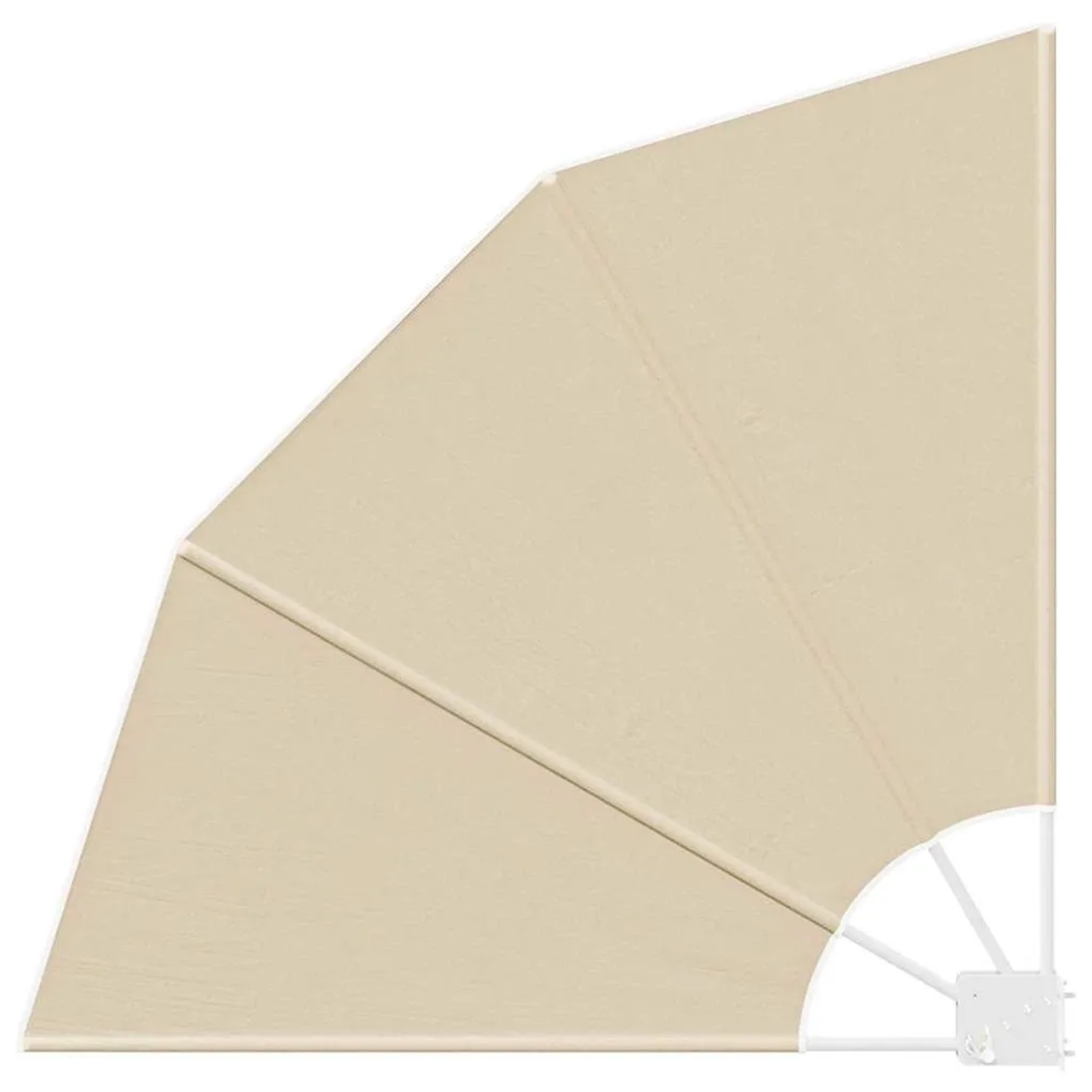 vidaXL Balkon Sichtschutz Beige 115 x 115 cm Polyester 42000907 günstig online kaufen