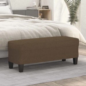 vidaXL Sitzbank Braun 100x35x41 cm Stoff 349454