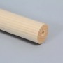 Massiver Fichte Handlauf, naturbelassen, Durchmesser 40mm, Länge 1500mm, für Innen- und Außenbereich.