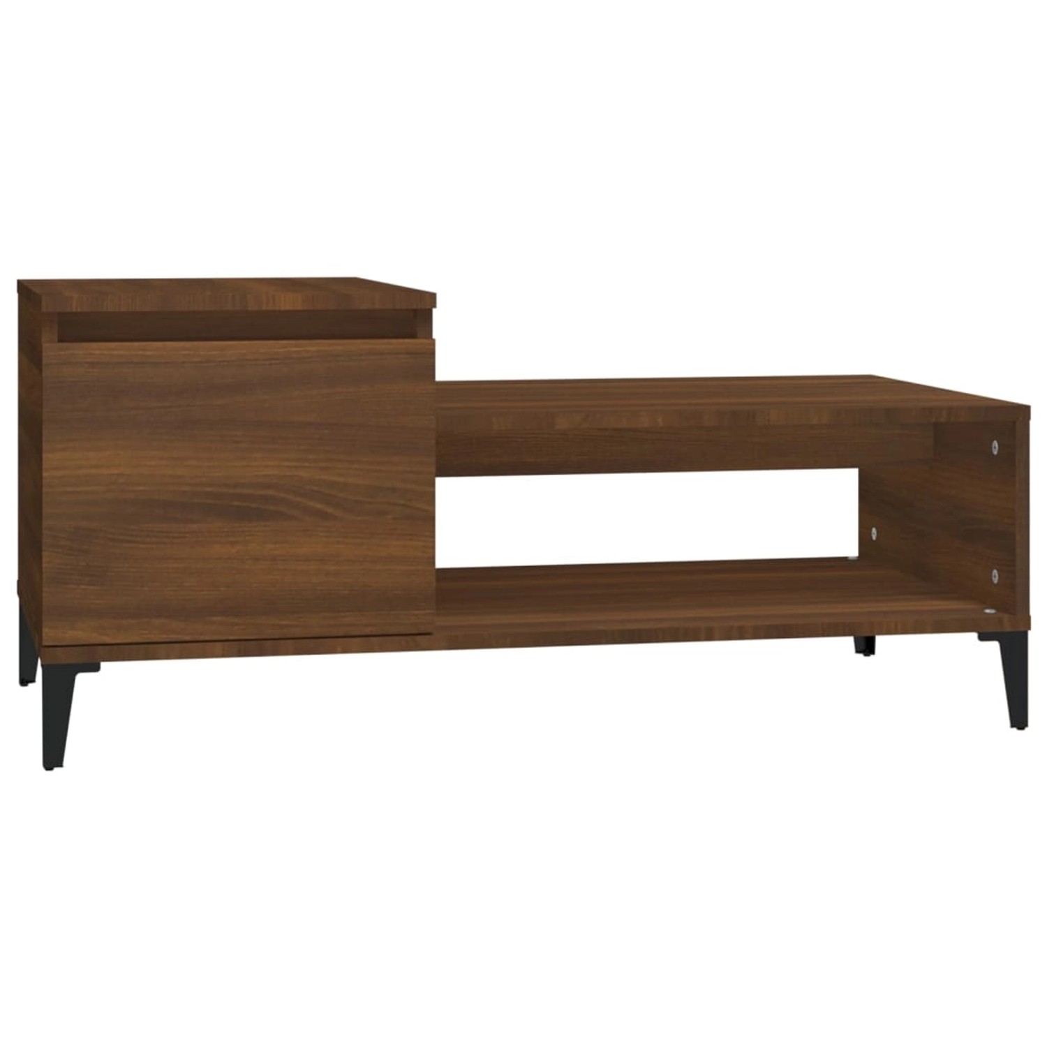 Vidaxl Couchtisch Braun Eichen-optik 100x50x45 Cm Holzwerkstoff günstig online kaufen