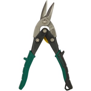 Stanley Fatmax Blechschere, rechts schneidend, 250mm, mit grünem Griff.