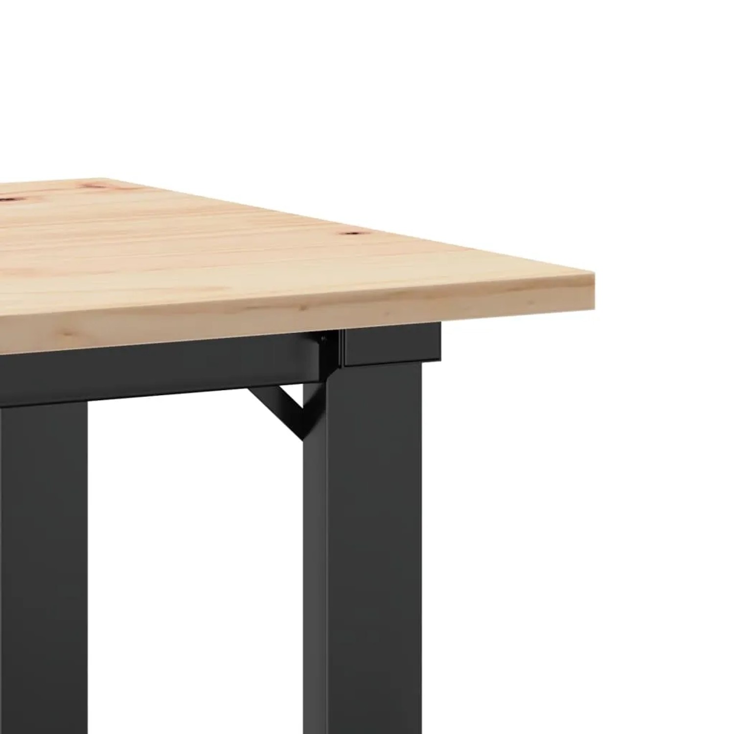 vidaXL kleiner Esstisch 50 x 50 x 75 cm Kiefer Massivholz Gusseisen kaufen bei OBI