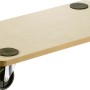 Transportbrett M1121 mit 200 kg Tragkraft, MDF-Platte und 4 Lenkrollen.