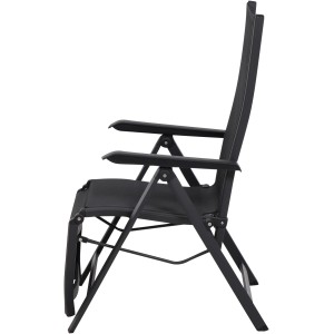 Siena Garden Relaxsessel Tesoro, anthrazitfarbenes Aluminiumgestell, verstellbare Rückenlehne.