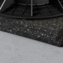 GS Terrassen Hartschaumpad unter Stellfuß für Terrassendielen, 200x200x10mm, Trittschallschutz.