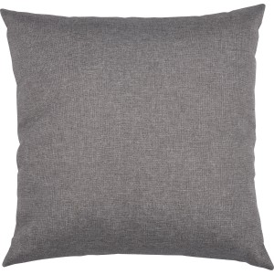 Quadratisches, dunkelgraues Dekokissen 40x40 cm von OBI für Wohnzimmer und Schlafzimmer.