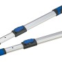 LUX Astschere Bypass, 93 cm, teleskopierbar mit Getriebe für müheloses Schneiden von Ästen.