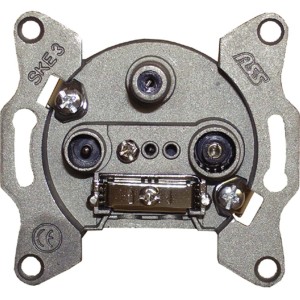 ASS Sat-Antennensteckdose SKE-3, 2 dB für SAT, TV und RF-Anschlüsse.