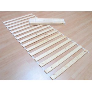 ebuy24 Kids Lattenrost 90x200 cm aus hellem Holz, zerlegt.