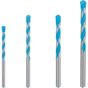 Bosch Expert Multi Construction Bohrer Set, 4-teilig, Größen 5,5-8 mm, für Universalbohrungen.