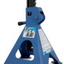 Cartrend Unterstellbock Profi 2t aus Stahl, blau, höhenverstellbar für Wartung & Reparatur.