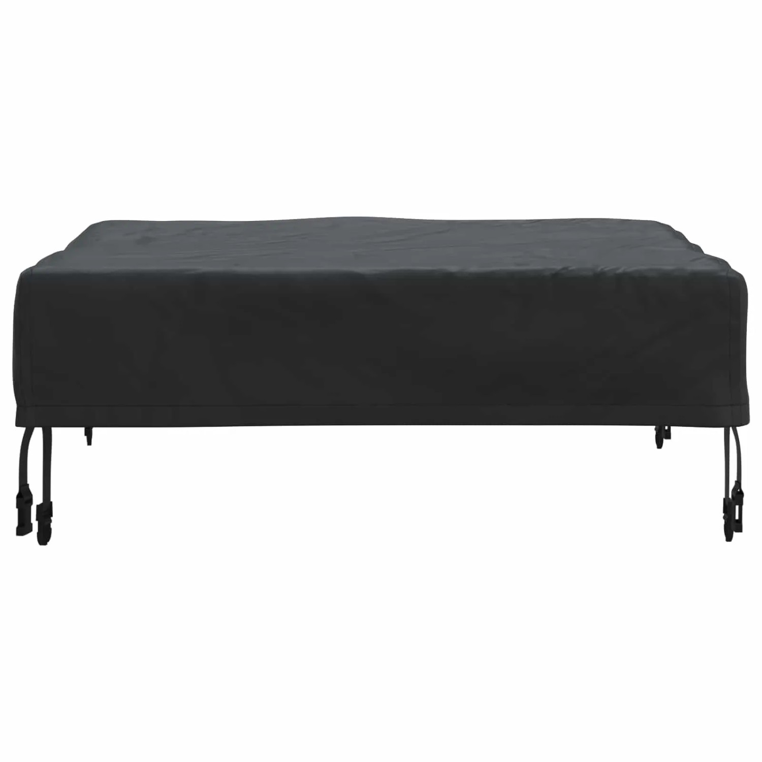 vidaXL Tischdecken Uni Schwarz 72 x 72 x 15 cm Stoff 4106076_5