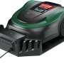 Bosch Indego XS 300 Mähroboter mit Ladestation, grün-schwarz.